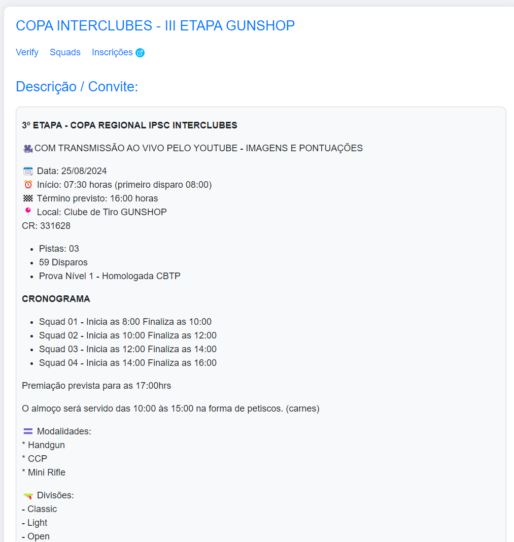 Verificação online